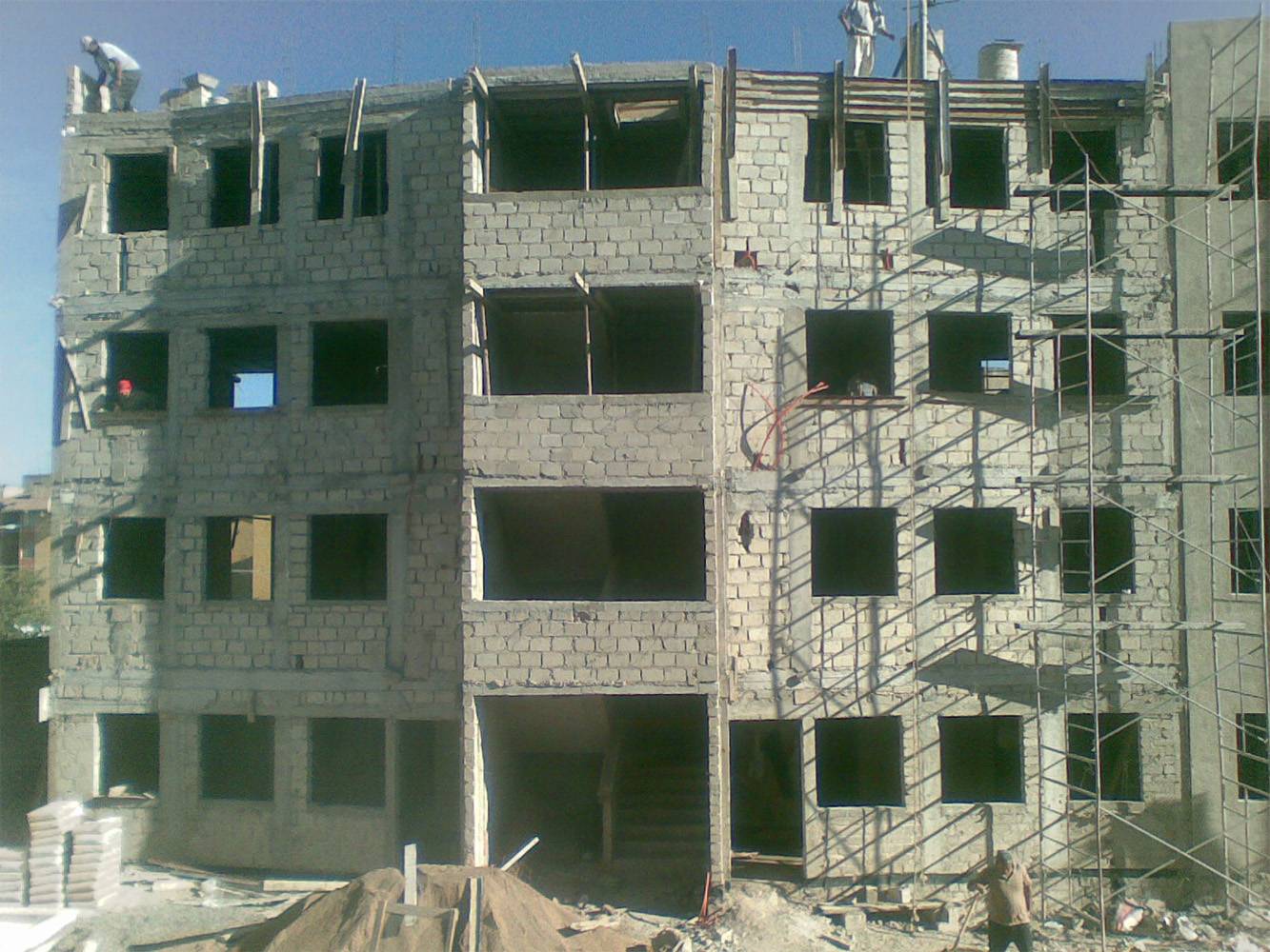 Construcción de Condominio Horizontal, Huentitan el Alto.