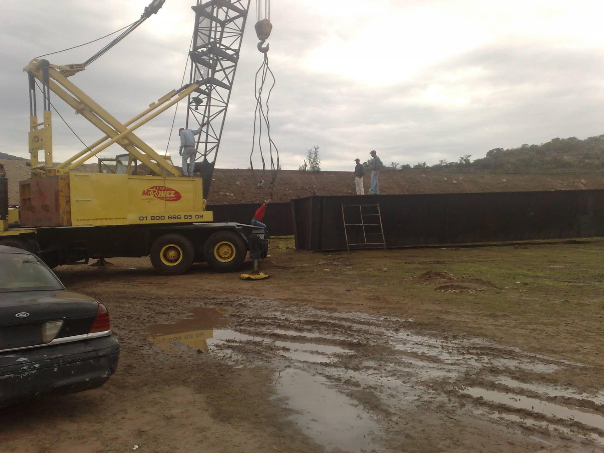 Construcción de Puente Vehicular, en el Poblado de Tenzompa
