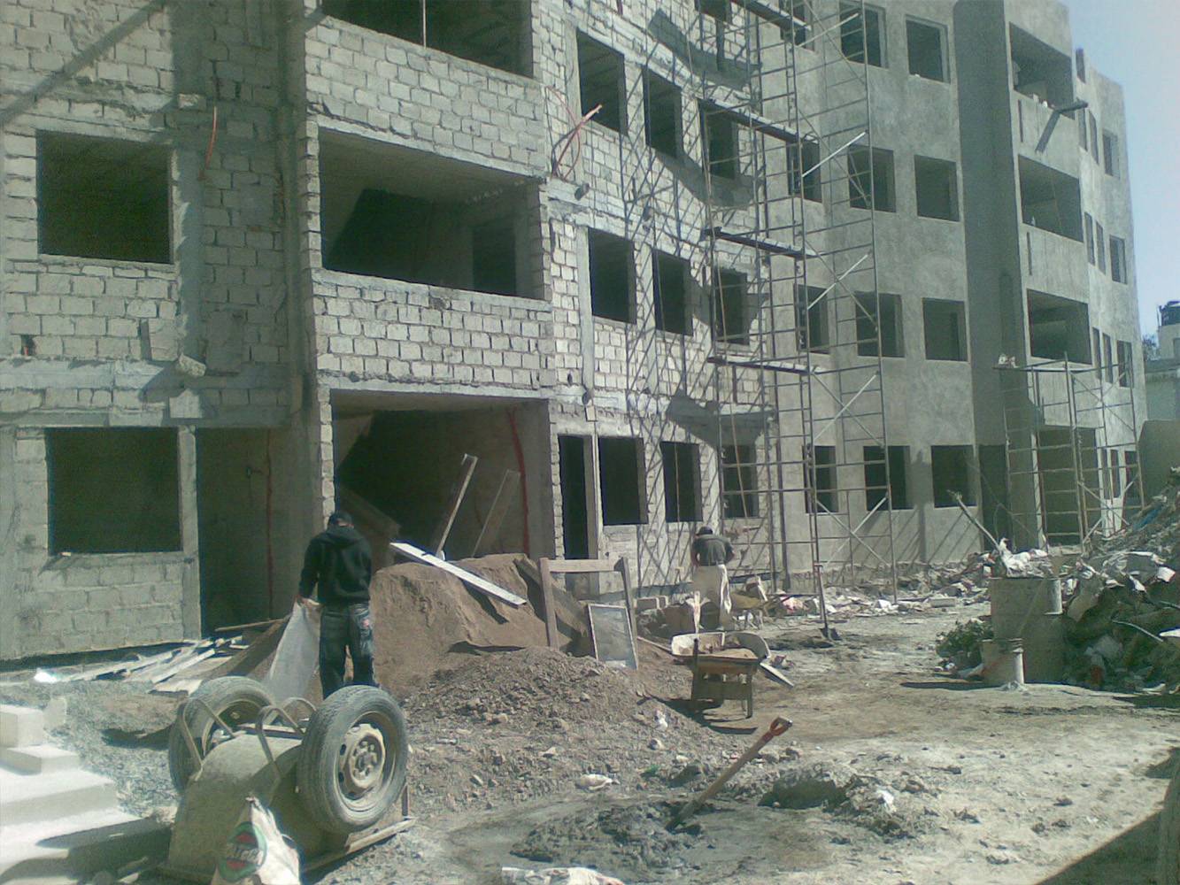 Construcción de Condominio Horizontal, Huentitan el Alto.