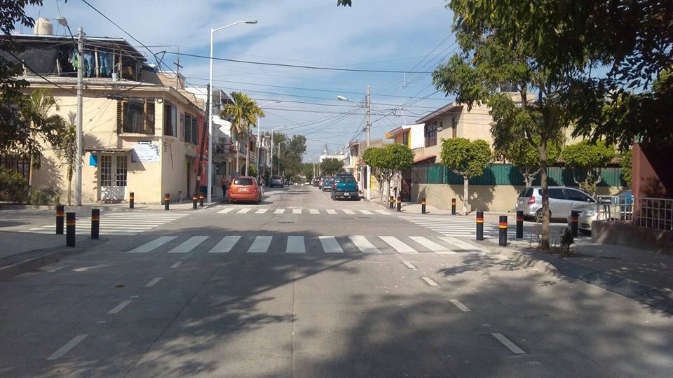 Construcción de la Calle Guadalupe Victoria con concreto hidráulico en la Colonia Santa Maria del Pueblito, Zapopan, Jalisco.